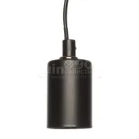 Hanglamp Snoerpendel E27 Fitting Zwart - thumbnail