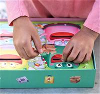 Hungry bins memory spel - thumbnail