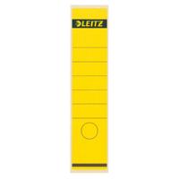 Leitz rugetiketten, zelfklevend, ft 6,1 x 28,5 cm, pak van 10 stuks, geel - thumbnail
