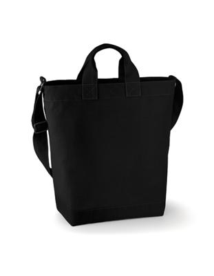 Atlantis BG673 Canvas Day Bag - Black - 38 x 40 x 14 cm