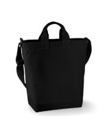 Atlantis BG673 Canvas Day Bag - Black - 38 x 40 x 14 cm - thumbnail