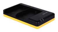 Duo oplader voor 2 camera accu's Canon LP-E6, LP-E6N en LP-E6NH - thumbnail
