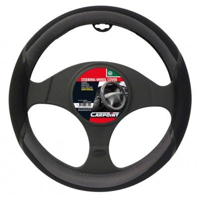 Carpoint stuurhoes Comfort universeel 37 39 cm zwart/antraciet
