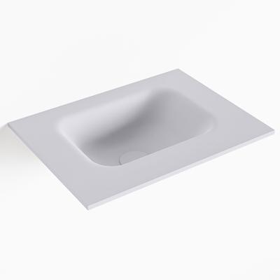 MONDIAZ LEX Cale solid surface inleg wastafel voor toiletmeubel 40cm. Positie wasbak midden MONDIAZ LEX Cale solid surface inleg wastafel voor toiletmeubel 40cm. Positie wasbak midden
