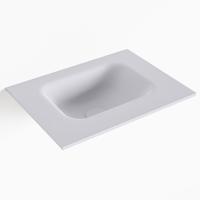 MONDIAZ LEX Cale solid surface inleg wastafel voor toiletmeubel 40cm. Positie wasbak midden - thumbnail