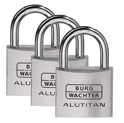 Burg Wächter 36251 Hangslot 40.00 mm Gelijksluitend Aluminium Sleutelslot