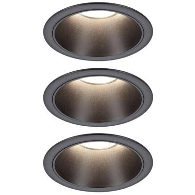 Paulmann 94869 Cole Coin Inbouwlamp LED 6 W Zwart