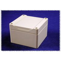 Hammond Electronics 1555E2GY Universele behuizing 90 x 90 x 60 Polycarbonaat Grijs 1 stuk(s) - thumbnail