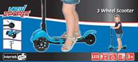 Nieuwe sport 3-wiel scooter blauw 120 mm ABEC7 - thumbnail