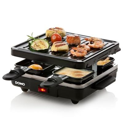DOMO DO9147G Raclette apparaat 4 personen - Zwart - thumbnail