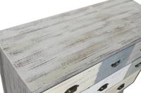 Ladenkast Home ESPRIT Grijs Multicolour Cottage 100 x 40 x 80 cm - thumbnail