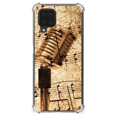 Samsung Galaxy A12 Anti-shock Hoesje met foto Bladmuziek Samsung Galaxy A12 Anti-shock Hoesje met foto Bladmuziek