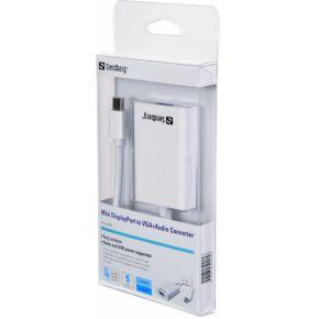 Sandberg Adapter MiniDP>VGA+Audio Sandberg Adapter MiniDP>VGA+Audio