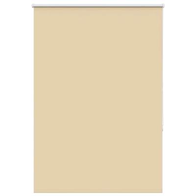 VidaXL Rolgordijn verduisterend 110x130 cm stofbreedte 105,7 cm beige