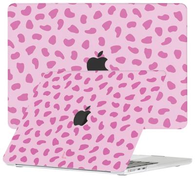 Lunso MacBook Pro 14 inch (2021-2024) cover hoes - case - Pebble Charm Lunso MacBook Pro 14 inch (2021-2024) cover hoes - case - Pebble Charm