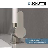 Keukenmengkraan Schutte Rio Hoge Draaibare Uitloop RVS en Mat Zwart - thumbnail