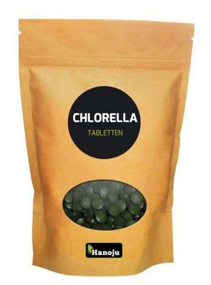 Hanoju Chlorella tabletten papier zak 625 Tabletten