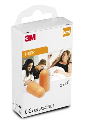 3M 1100P Oordoppen 35 dB Eenmalig gebruik 2 paar