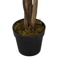 Kunstplant ficus 378 bladeren 80 cm groen - thumbnail