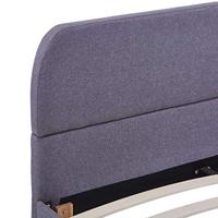 Bedframe stof lichtgrijs 140x200 cm - thumbnail