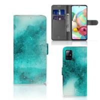 Hoesje Samsung Galaxy A71 Painting Blue - thumbnail