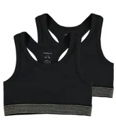 Name it 2-pak meisjes Topjes - Black pack - Maat 122/128 - thumbnail