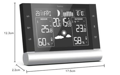 Hama Weerstation Black Line Plus Zwart