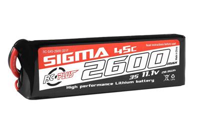RC Plus Lipo 45c 11,1 volt 2600mah met XT60 stekker RC Plus Lipo 45c 11,1 volt 2600mah met XT60 stekker