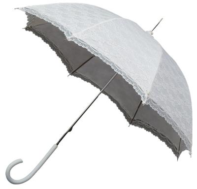 IMPLIVA LR-1-OFFWHITE paraplu Volledig formaat Wit Glasvezel Polyester