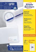 Etiket Avery Zweckform 3474-200 70x37mm wit 4800stuks - thumbnail