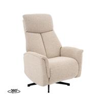 LABEL51 Fauteuil Helsinki - Naturel - Royal Boucle - Manueel Verstelbaar - thumbnail