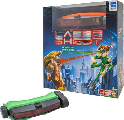 Bordspel - MEGABLEU - Lasershoot - Laserduel met maskers en levens die je kunt verliezen