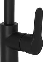 Saqu Dream draaibare wastafelkraan Mat zwart - thumbnail