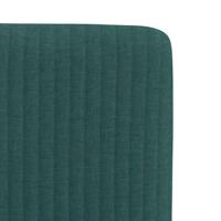 Eetkamerstoelen 2 st stof donkergroen - thumbnail