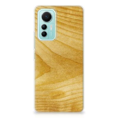 Xiaomi 12 Lite | Bumper Hoesje | Licht Hout