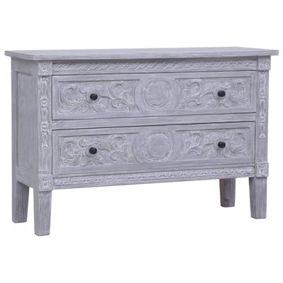 VidaXL Dressoir met 2 lades 90x30x60 cm massief mahoniehout