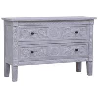 VidaXL Dressoir met 2 lades 90x30x60 cm massief mahoniehout - thumbnail