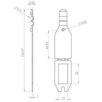 Scanvaantje pocket transparant 25x38mm - thumbnail