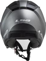 LS2 "of600 copter ii solid" jethelm helmet of600 copt. ii solid xl titanium - thumbnail
