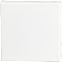 Creativ Company Gespannen canvas, d: 1,6 cm, afm 20x20 cm, 280 gr, wit, 80 stuk/ 1 doos - thumbnail