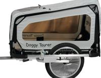 DoggyTourer fiets-hondenkar "doggy tourer s" dog trailer doggy tourer s sil./bl. - thumbnail