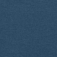 2-zitsbank met ligstoel L-vormig 125 cm stof blauw - thumbnail