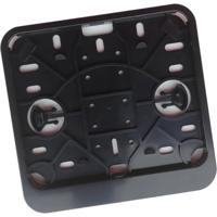 Kentekenplaat-houder 145x125 Kunstsof zwart NL - thumbnail