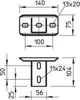 OBO Bettermann 6348904 Hoofdplaat Metaal 1 stuk(s) - thumbnail