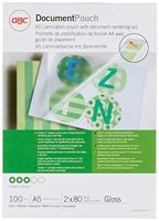 GBC Document lamineerhoes ft A5, 160 micron (2 x 80 micron), pak van 100 stuks - thumbnail