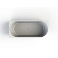 Half Vrijstaand Hoekbad Arcqua Pinto Back To Wall 170x73x57 cm Glans Wit Links Arcqua - thumbnail