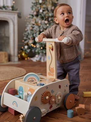 Loopwagen 2-in-1 Les amis de la forêt van FSC 100%-hout hout