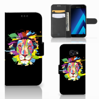 Samsung Galaxy A5 2017 Leuk Hoesje Lion Color - thumbnail