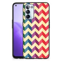 OPPO Reno5 5G | Find X3 Lite Back Case Zigzag Multi Color - thumbnail
