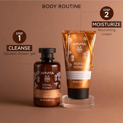 Apivita Royal Honey Rich Moisturizing Body Cream 150 ml Bodylotion - thumbnail